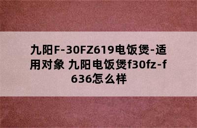 九阳F-30FZ619电饭煲-适用对象 九阳电饭煲f30fz-f636怎么样